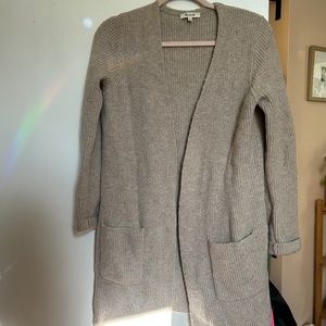 Madewell Long Cardigan - wool / alpaca blend